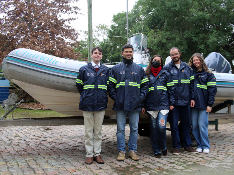 Projekt Großer Tümmler delfin Kaosa Team Projeto Botos Brasilien Brasil Ecomega FURG