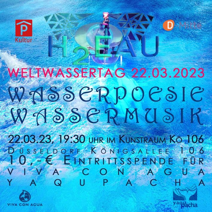 Journée mondiale de l'eau Kunstraum Kö 106 Düsseldorf Projet H2eau
