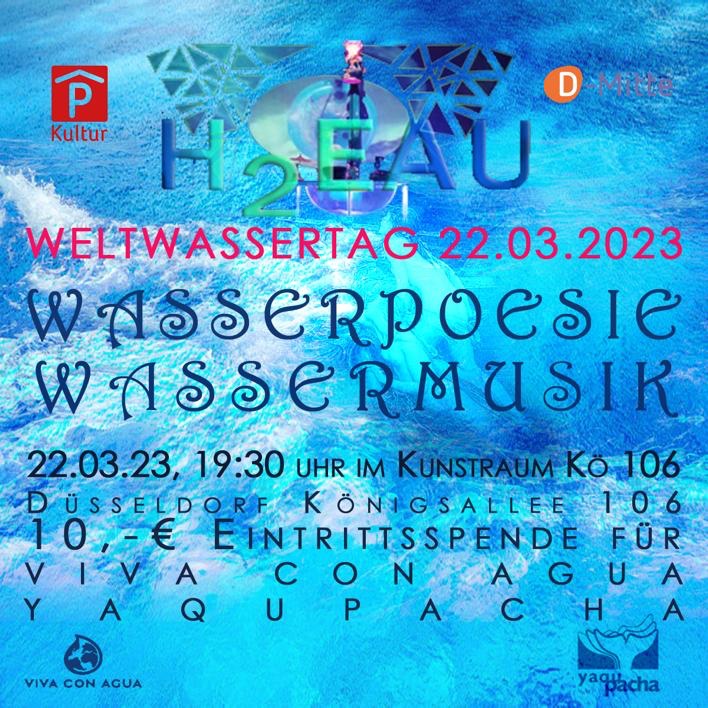 World Water Day Kunstraum Kö 106 Düsseldorf H2eau project