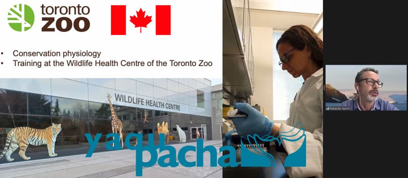 Prof. Eduardo Secchi Ecomega FURG Brasil Reunión General Anual Formación Zoológico de Toronto