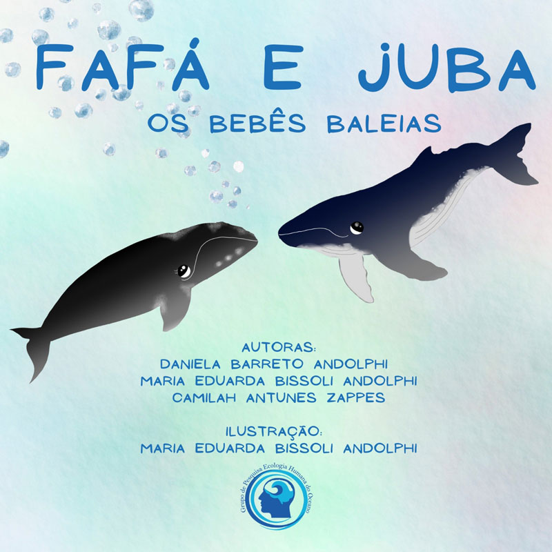livre pour enfants baleines à bosse baleines franches baleias brésil Fafá e Juba