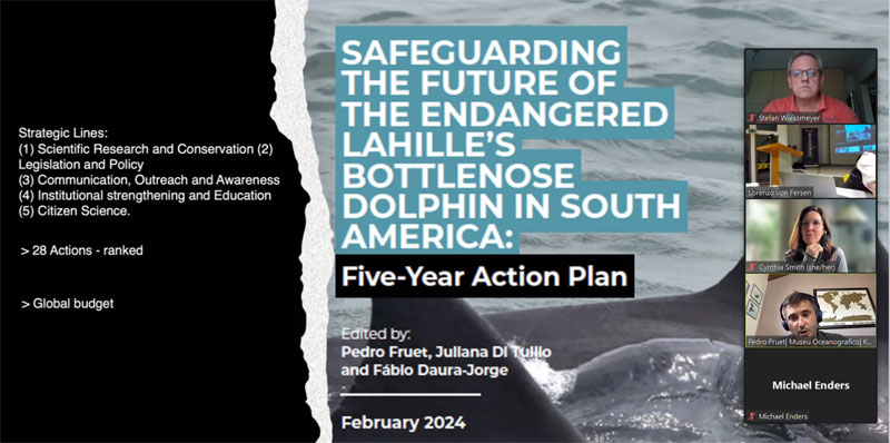 Plano de ação de 5 anos golfinho-nariz-de-garrafa tursiops gephyreus lahille