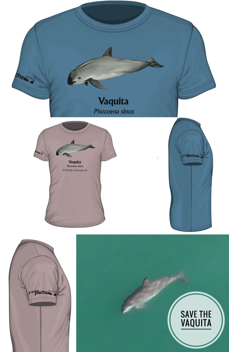 t-shirt vaquita t-shirts phocoena sinus critically endangered save the vaquita