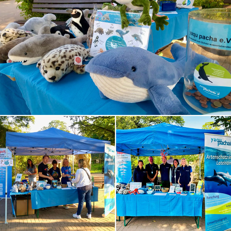 zoo de duisburg journée de protection des espèces peluches stand d'information yaqu pacha