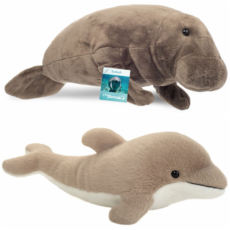 plüschtiere teddy hermann plush animals manatee manati delfin dolphin artenschutz